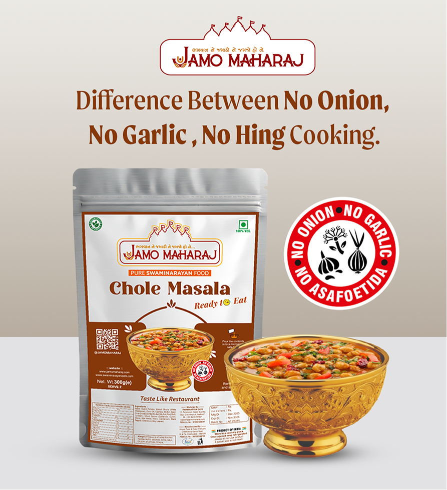 Difference Between No Onion, No Garlic & No Hing Cooking.